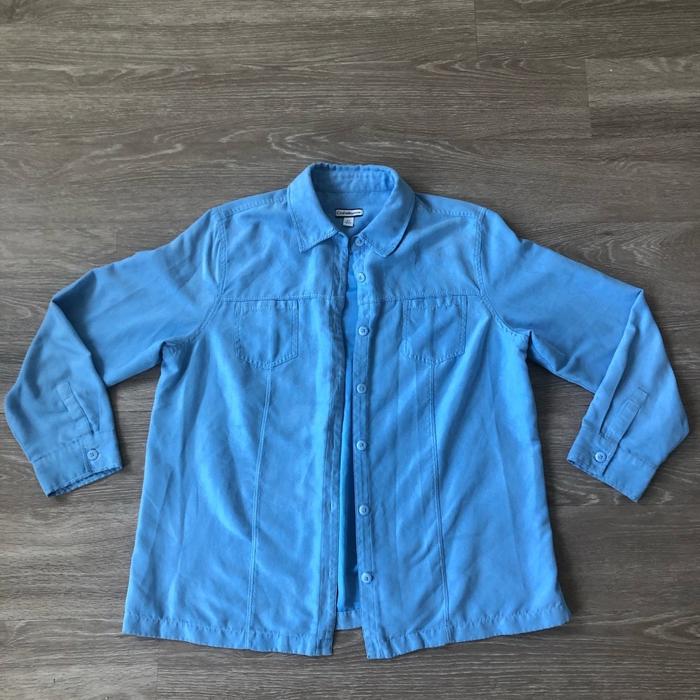 Vintage Croft & Barrow Faux Suede Button-Down